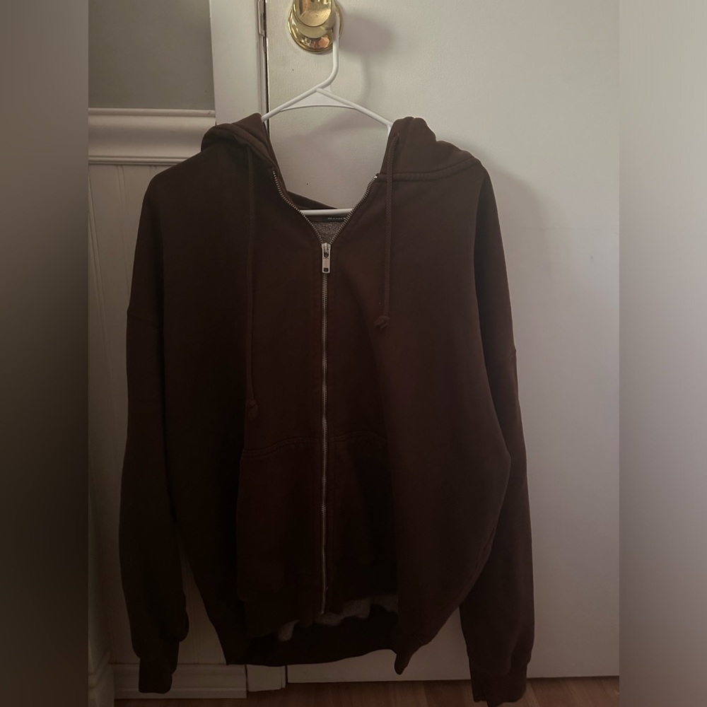 Brandy Melville oversized zip up